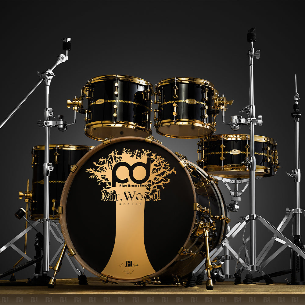 PlayDrumsBoy Limited Edition Mr Wood  Acoustic Drum Kits