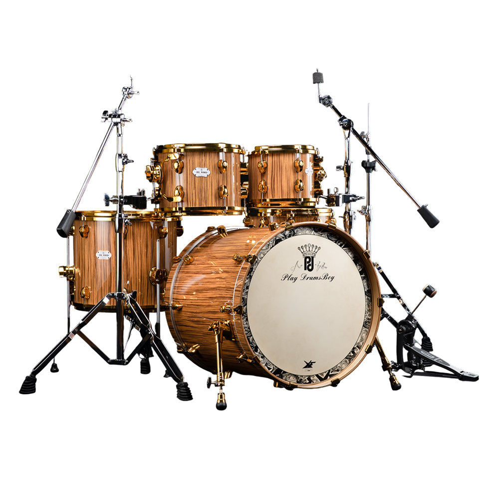 PlayDrumsBoy 5-Piece Drum Set Bundle XF